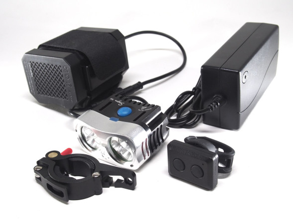 Фара велосипеда XECCON Song 700 wireless, 6LED CREE R5, 2800 Lum