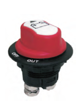 Выключатель массы 100/150 А, 12-32V, Врезной D29мм, съёмная ручка, контакты M6