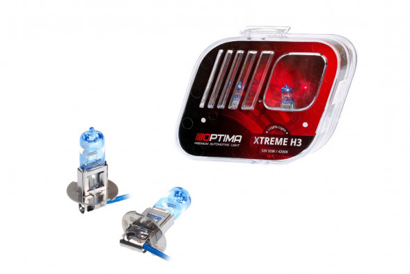 Галогенные лампы Optima Xtreme H3 +130% light 4200K, 12V, 55W БЕЗ ГАРАНТИИ