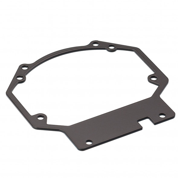 Переходные рамки Toyota Land Cruiser 200 2015-2020 для установки линз Optima Bi-LED с креплением Hella 3R/5R в секции ближнего света вместо штатных модулей