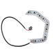 ДХО Angel Eye B1 RUNNING G-STYLE White + Yellow, 12V, комплект 4 полукольца.