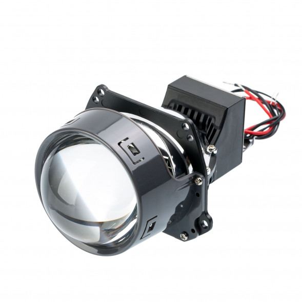 Светодиодная линза ALTEZA Double Vision, 24V, под бленду 3.0&quot; цвет белый, КОМПЛЕКТ 2 ШТ.