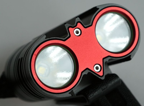 Фара велосипеда XECCON Spiker 1207, 2 x CREE XM-L T6, 2400Lm