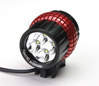 Фара велосипеда XECCON Spiker 1210, 4LED CREE XP-G R5, 1600Lm