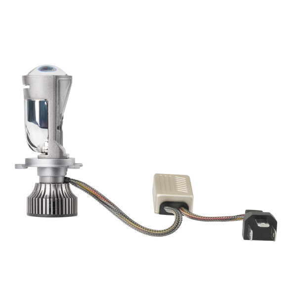 Мини-линза Optima H4, 40W, 12V, 5500К, комплект 2 шт.