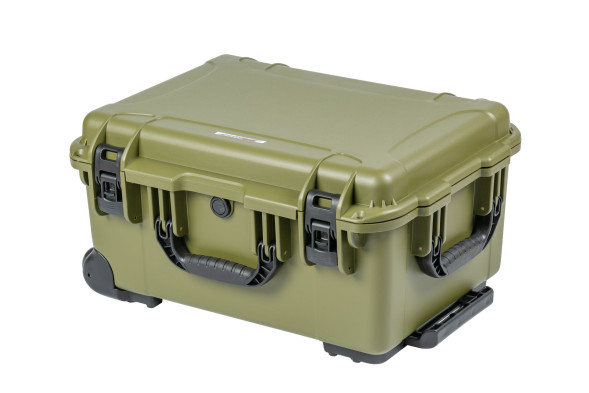 Кейс пластиковый OffRoadTeam Серия-Element модель EL613620 ЗЕЛЕНЫЙ, внутренние размеры 508*356*254мм, IP65, с колесами