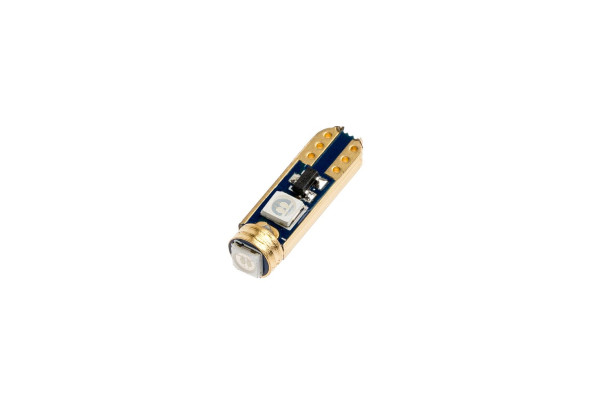 Светодиодная лампа цоколь T5, W1.2W Optima Premium, SAM Chip 3, RED, 12V, (W2x4,6d), 1 лампа