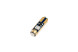 Светодиодная лампа цоколь T5, W1.2W Optima Premium, SAM Chip 3, RED, 12V, (W2x4,6d), 1 лампа