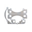 Переходные рамки Ssang Yong Rexton 2001-2008 под линзы с креплением Hella 3R/5R