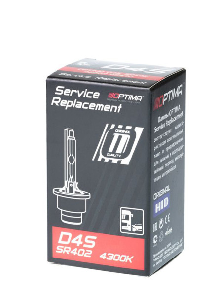Ксеноновая лампа OPTIMA Service Replacement D4S 4300K
