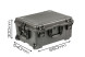 Кейс пластиковый OffRoadTeam Серия-Element модель EL613720 ЧЕРНЫЙ, внутренние размеры 580*465*276мм, IP65, с колесами