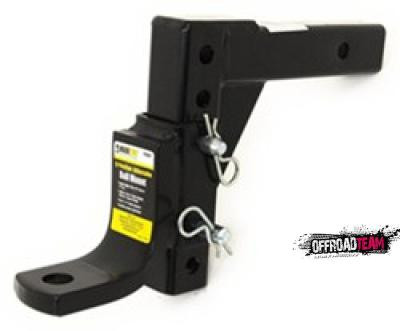 Насадка фаркопа Black с регулировкой высоты 2&quot;-6&quot;, квадратный профиль