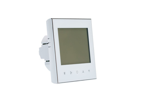 Комнатный термостат с WiFi, FAC-1000ALW, FANCOIL корпус Бел., Подсветка Бел.
