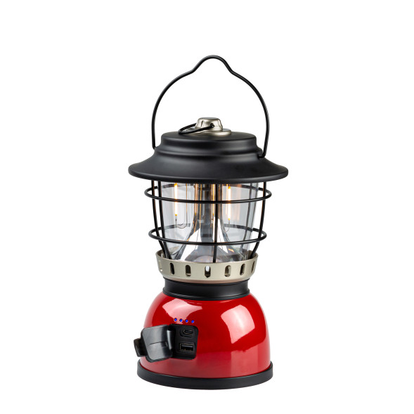 Фонарь кемпинговый ретро FMP-6686, светодиоды COB 200lm / SMD 500lm, Зарядка Type-C